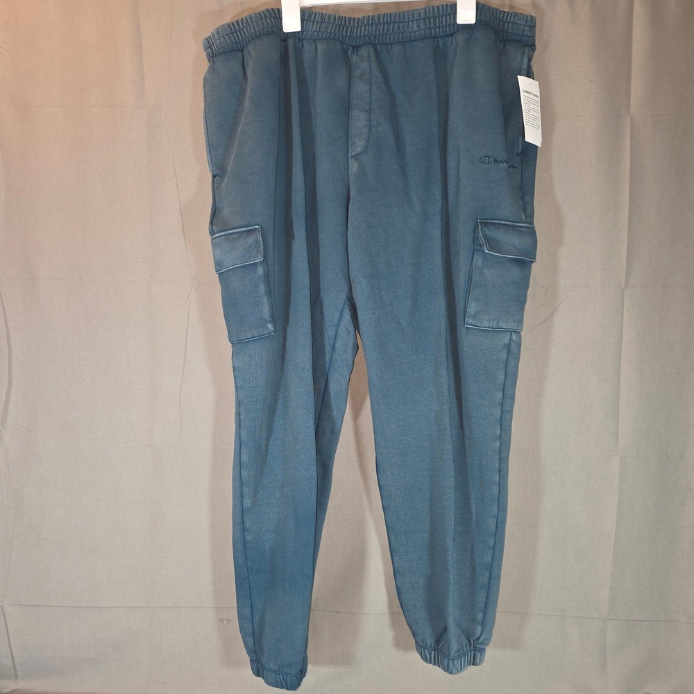 Champion Voluminous Cargo Pants Reflecting Pond Blue CPW253PA09018 Womens 2X